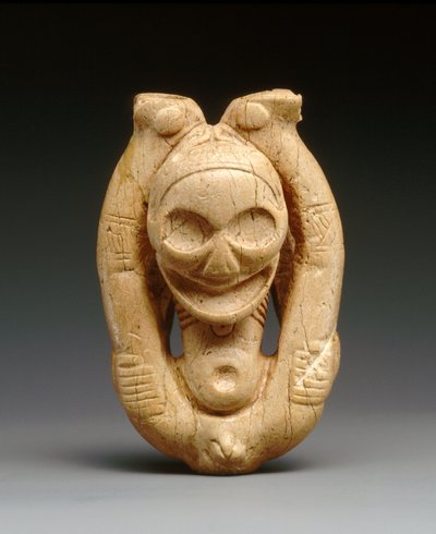 Cohoba-Inhalator (Seekuhknochen) von Taino Culture